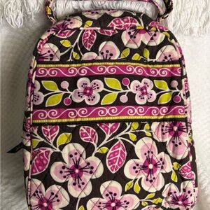 Vera Bradley Pink and Brown Floral Mini Bag
